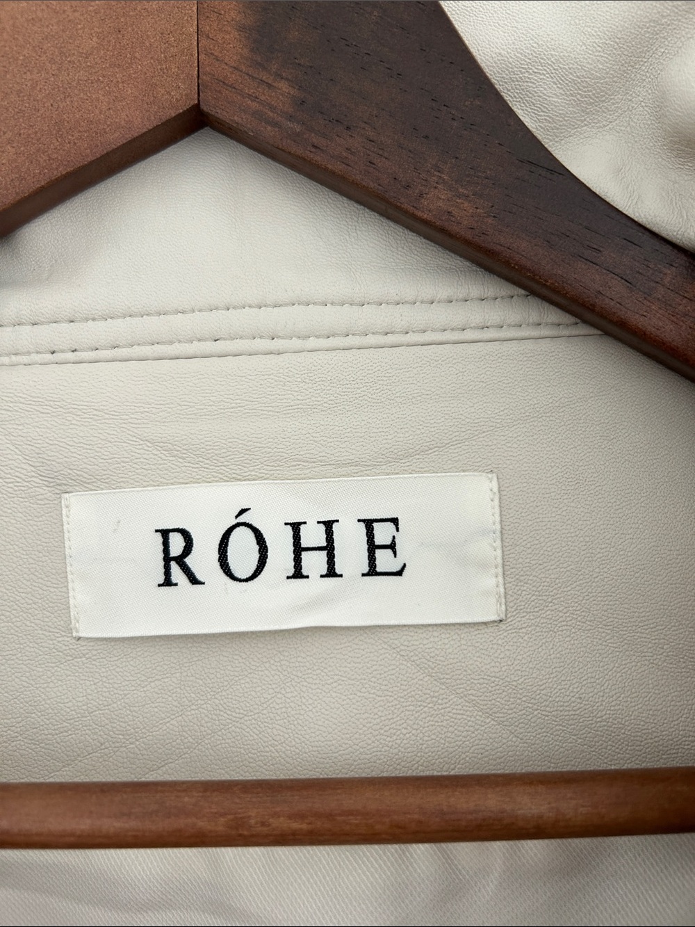 Róhe funnel neck leather jacket - Picture 3 of 8